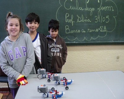 Aula Lego - Barco a remo