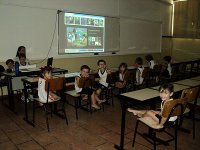 Aula no Multimídia