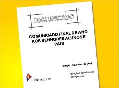 COMUNICADO FINAL DE ANO