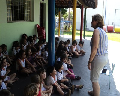 Ensaio das músicas do ensino religioso