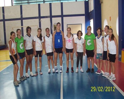 Treinamento de Basquete Feminino